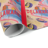 Delaware RehoBeide Beach, Geschenkpapier (Rolleneckpunkt)