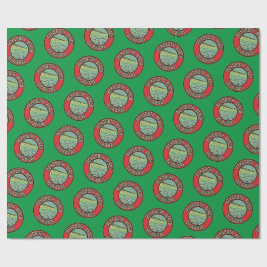 Delaware RehoBeide Beach, Geschenkpapier (Flach)