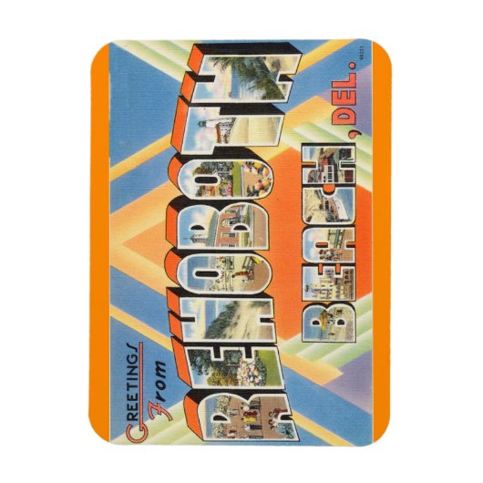 Delaware, Rehoboth Beach Magnet (Vertikal)
