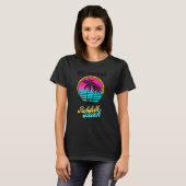 Delaware Rehoboth Beach Retro Beach Sunrise beach T-Shirt (Vorne ganz)