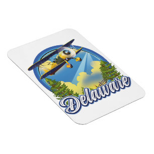 Delaware-Reiselogo Magnet