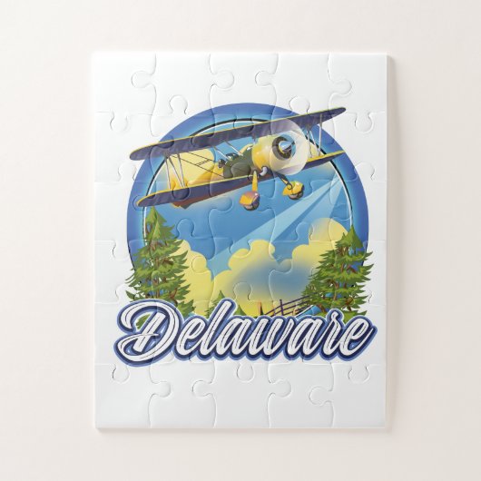 Delaware-Reiselogo Puzzle (Vertikal)
