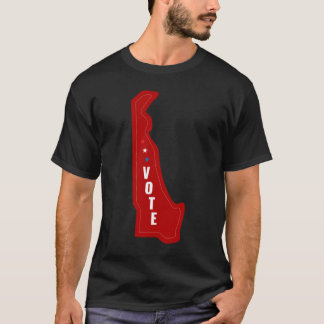 Delaware Republikanischer Geist Wähle Rot T-Shirt