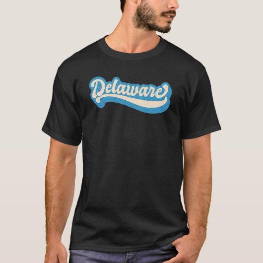 Delaware Retro T-Shirt (Vorderseite)