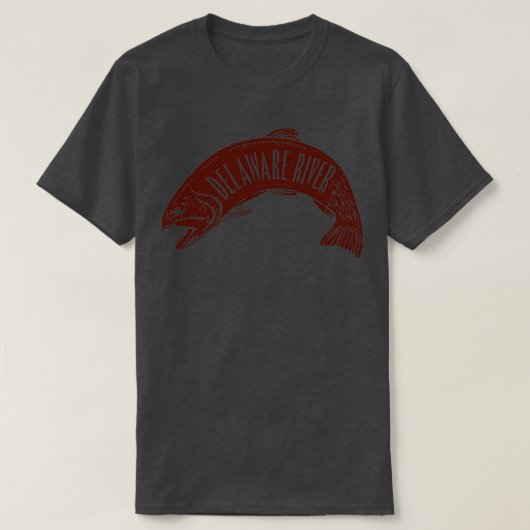 Delaware River Fish T-Shirt (Design vorne)