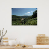 Delaware River Water Gap. print 0057 Poster (Küche)