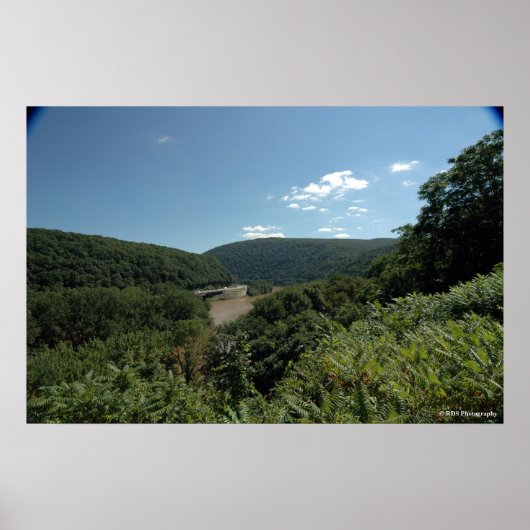 Delaware River Water Gap. print 0057 Poster (Vorne)