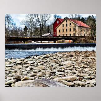 Delaware Riverside Poster