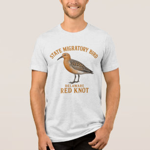 Delaware Rotknoten Wings of Migration Tri-Blend Shirt