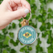 Delaware Round Emblem Schlüsselanhänger (Hand)