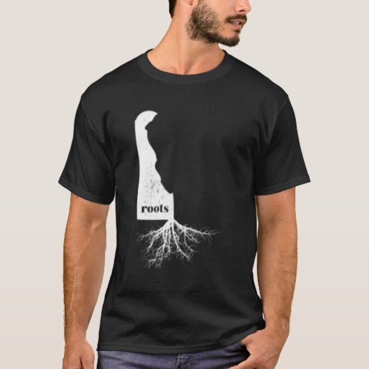 Delaware S Roots Staat Liebe T-Shirt (Vorderseite)