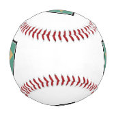 Delaware-Schildflagge-Baseball Baseball (Rückseite)