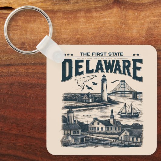 Delaware Schlüsselanhänger (Vorderseite)
