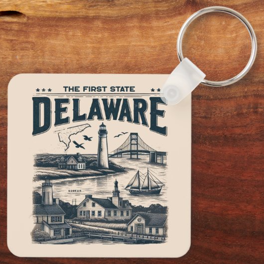 Delaware Schlüsselanhänger (Rückseite)