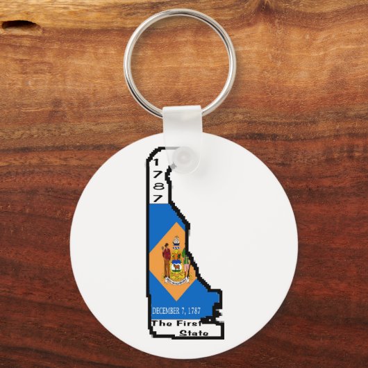 Delaware-Schlüsselanhänger Schlüsselanhänger (Vorderseite)