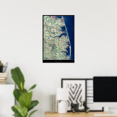 Delaware Seashore Satellitenposter Poster (Heimbüro)
