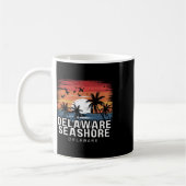 Delaware-Seebad Delaware Surfen Surfer Kaffeetasse (Links)