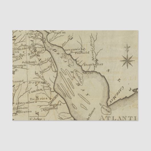 Delaware Seidenpapier (Vorderseite)
