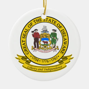 Delaware-Siegel Keramikornament
