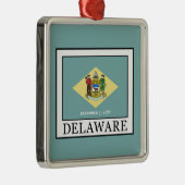 Delaware Silbernes Ornament (Rechts)