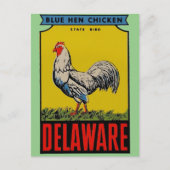 Delaware Staat Bird Postcard Postkarte (Vorderseite)