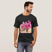 Delaware Staat Blume Peach Blossom Aufkleber 3 T-Shirt (Vorne ganz)
