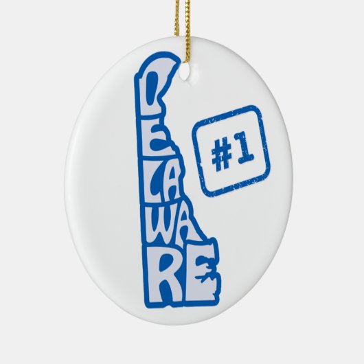 Delaware Staat Christmas Tree Ornament (Rechts)
