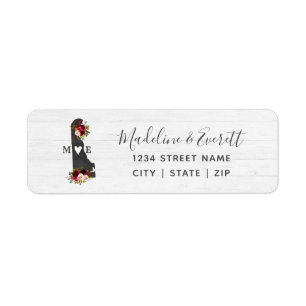 Delaware Staat Hochzeit in Urlaubsort Rücksendeadr