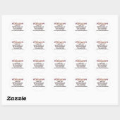 Delaware Staat Info Sticker (Blatt)