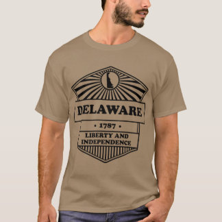 Delaware Staat Motto Graphic Liberty und Independe T-Shirt