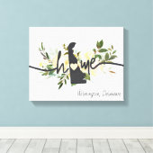 Delaware Staat Personalisiert Ihre Zuhause City Ru Leinwanddruck (Insitu (Holzboden))