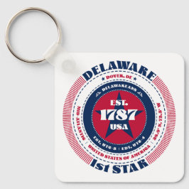 Delaware Staat Schlüsselanhänger