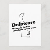 Delaware Staat Slogan Postkarte (Vorderseite)