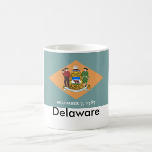 Delaware-Staats-Flaggen-Tasse Kaffeetasse