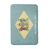 Delaware-Staatsflagge Badematte (Vorderseite Vertikal)