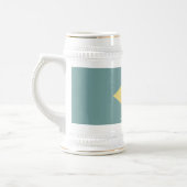 Delaware-Staatsflagge Bierglas (Links)