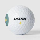 Delaware Staatsflagge Golfball (Logo)