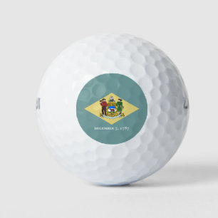 Delaware Staatsflagge Golfball