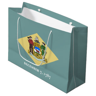 Delaware-Staatsflagge Große Geschenktüte