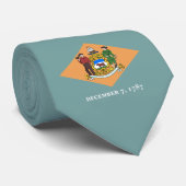 Delaware Staatsflagge Krawatte (Gerollt)