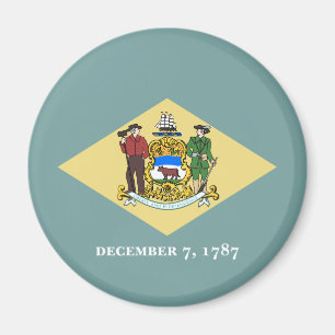 Delaware Staatsflagge Magnet