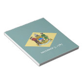 Delaware-Staatsflagge Notizblock (angewinkelt)