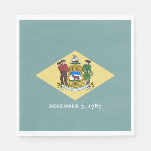 Delaware-Staatsflagge Serviette