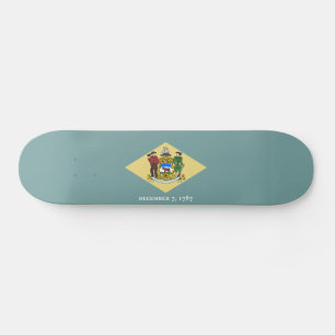 Delaware-Staatsflagge Skateboard
