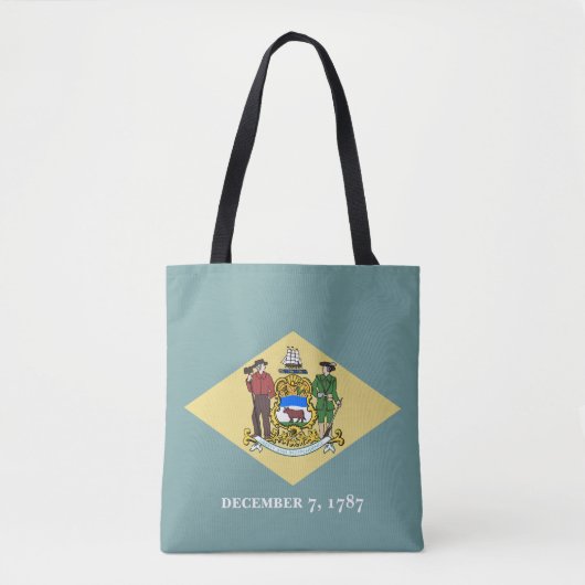 Delaware Staatsflagge Tasche (Vorderseite)
