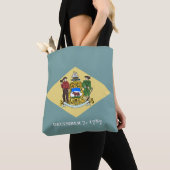 Delaware Staatsflagge Tasche (Von Nahem)