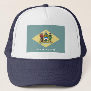 Delaware Staatsflagge Truckerkappe