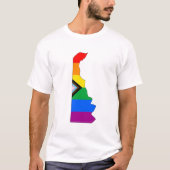 Delaware Staatsstolz LGBTQ Progress Prix T-Shirt (Vorderseite)