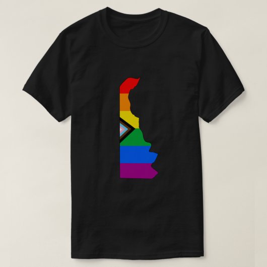 Delaware Staatsstolz LGBTQ Progress Prix T-Shirt (Design vorne)