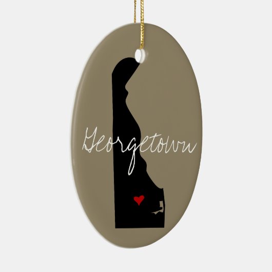 Delaware-Stadt Keramik Ornament (Rechts)
